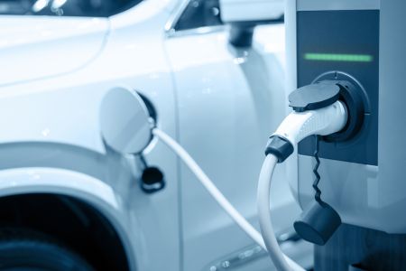 Electric car charger installation